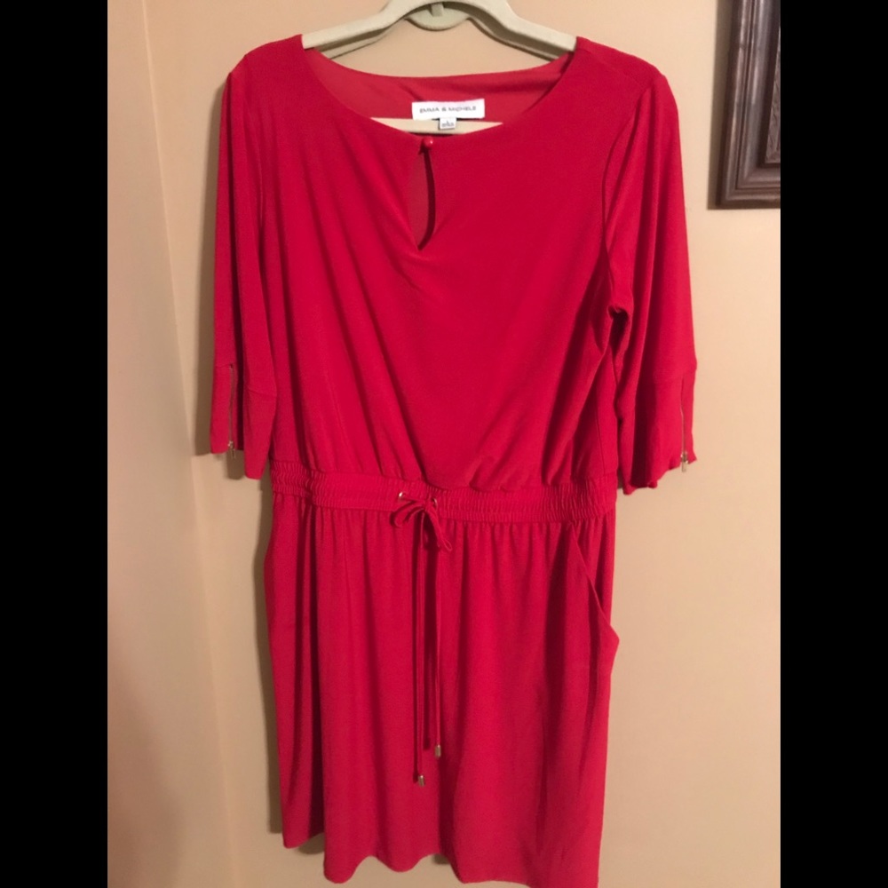 Super cute red dress.  Worn once.